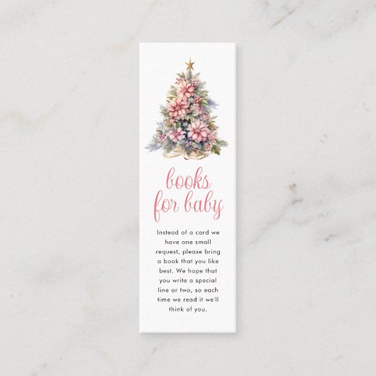 Boekaanvraag | Bladwijzer Baby shower Behuizing Ka Mini Visitekaartje (Voorkant)