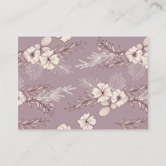 Boekaanvraag moderne baby shower-uitnodigingskaart informatiekaartje (Achterkant)