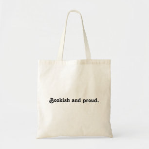 Boekachtig en trotse Canvas tas