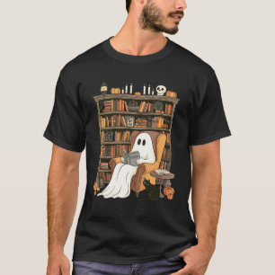Boekachtige Geest Geheime Bibliotheek Kat Boekenwu T-shirt