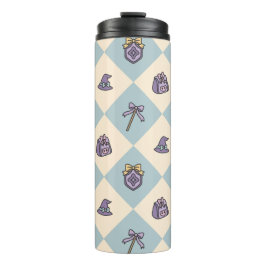 Boekachtige Meisje Tumbler Tovenaar Blauw Thermosbeker