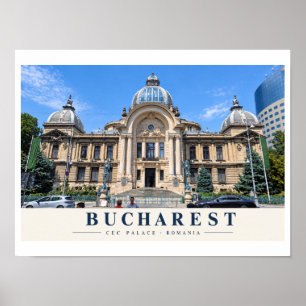 Boekarest CEC Palace Poster