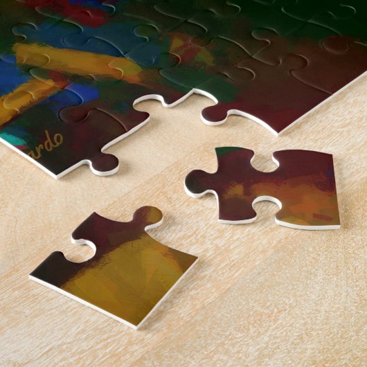 Boekarest City Art Legpuzzel (Zijkant)