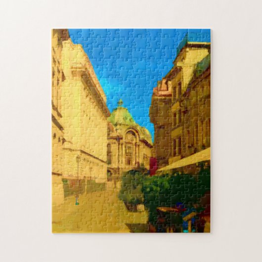 Boekarest City Digital Painting Legpuzzel (Verticaal)