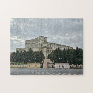 Boekarest Palace of the Parliament uitzicht puzzel
