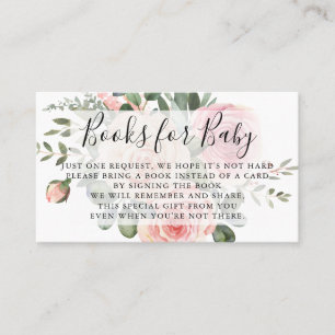 Boeken aanvragen Baby shower uitnodiging