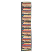 Boeken Abstracte Short Table Runner Korte Tafelloper (Voorkant)