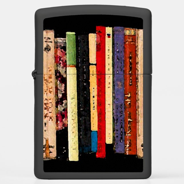 Boeken Abstracte Zippo Lighter (Voorkant)