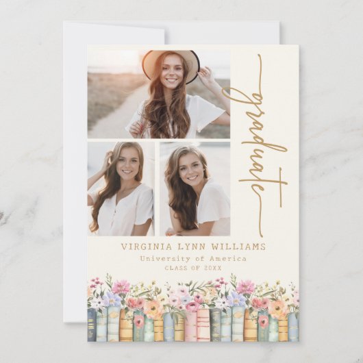 Boeken Afstuderen Aankondiging (Voorkant)