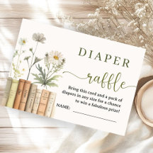 Boeken Baby Shower Wildflower Luier Raffle