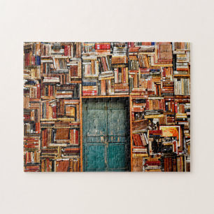 Boeken Bibliotheek Deur Ingang Foto Schilderij Legpuzzel