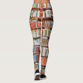 Boeken | Bibliotheek | Stijlvol patroon | LEGGINGS (Achterkant)