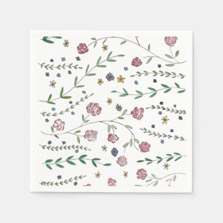 Boeken & Bloesem Cocktailservetjes Servet