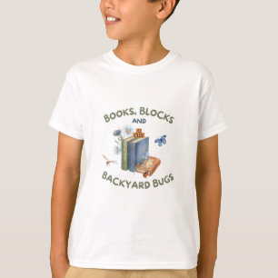 Boeken, Blokken & Achtertuin Bugs Kids T-shirt