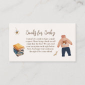 Boeken Boho Boy Winterkleding voor Baby shower Informatiekaartje (Voorkant)