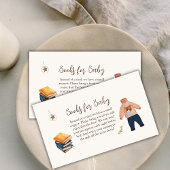 Boeken Boho Boy Winterkleding voor Baby shower Informatiekaartje