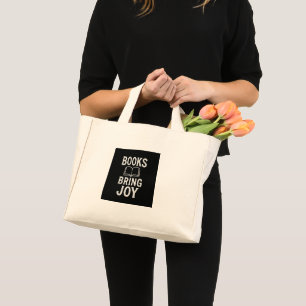 Boeken brengen vreugde - leesgeschenken & boekenli mini tote bag