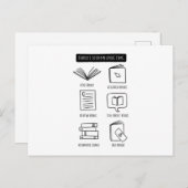 Boeken Briefkaart (Voorkant / Achterkant)