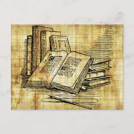 boeken briefkaart (Voorkant)