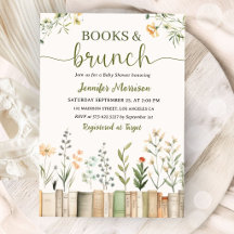 Boeken & Brunch Bibliotheek Baby Shower Geslacht N
