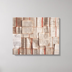 boeken canvas afdruk