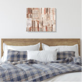 boeken canvas afdruk (Insitu (Slaapkamer))