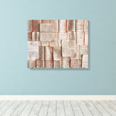 boeken canvas afdruk (Insitu (Houten vloer))