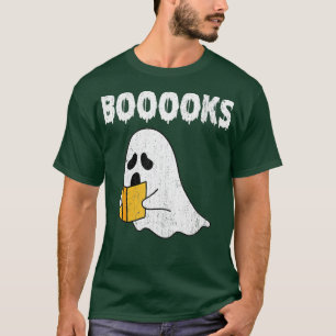 Boeken! Cute Ghost Reading Library Books Hoolwee T-shirt