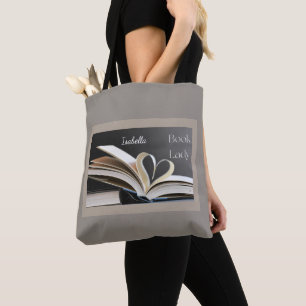 Boeken Dame, Gepersonaliseerd Lees Hobby Cadeau vo Draagtas
