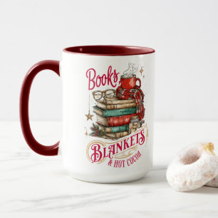 Boeken Dekens en Warme Chocolade Mok