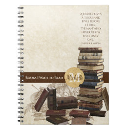 Boeken die ik wil lezen Notitieboek