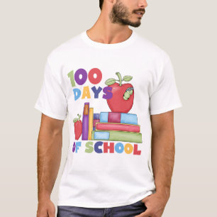 Boeken en appels 100 dagen schoolshirts t-shirt