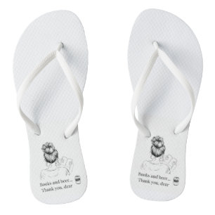 Boeken en Bier Flipflops Teenslippers