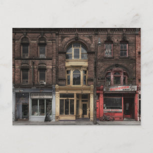 Boeken en bistro's en slagers No 5 Kleur Versie Briefkaart