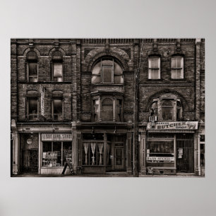 Boeken en Bistros en Slagers Nr 2 Poster