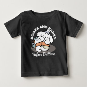 Boeken en blaffen - Schattige Sleepy Dog Reading D