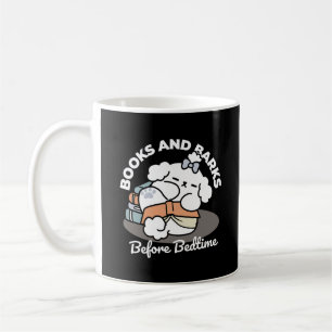 Boeken en blaffen - Schattige Sleepy Dog Reading D Koffiemok