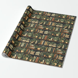 Boeken en Bloemen Inpakpapier