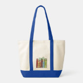 Boeken en bogen tote bag (Achterkant)