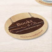 Boeken en Brouwen Onderzetter (Gebogen)