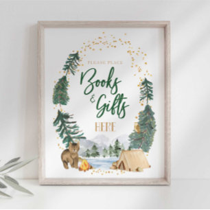 Boeken en Cadeaus Feestbord Poster