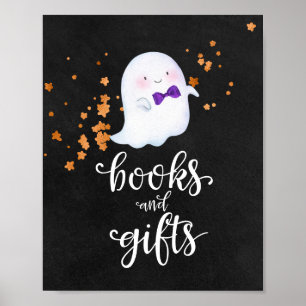 Boeken en Cadeaus Halloween Baby Shower Bord Poster