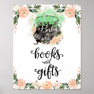Boeken en Cadeaus Halloween Meisje Baby Borrel Tek Poster