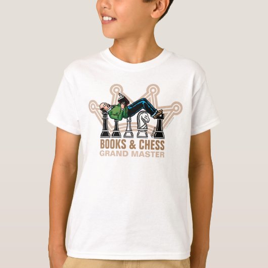 Boeken en Chess Grand Master T-shirt (Voorkant)