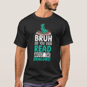 Boeken en draken Boekenworm lezen T-shirt