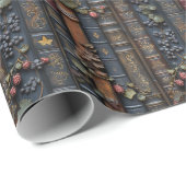  boeken en grapevine cadeaupapier (Rol Hoek)