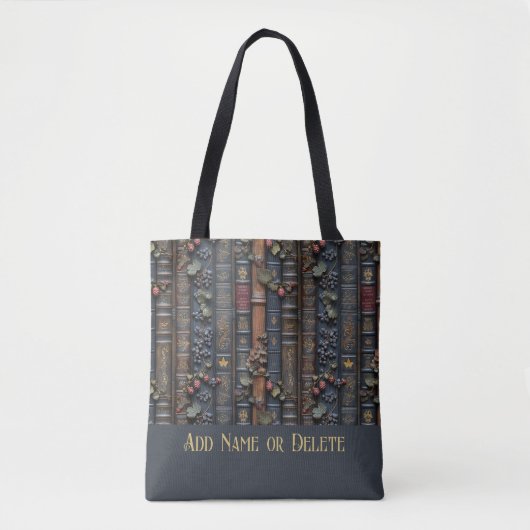 boeken en Grapevine Canvas tas (Voorkant)