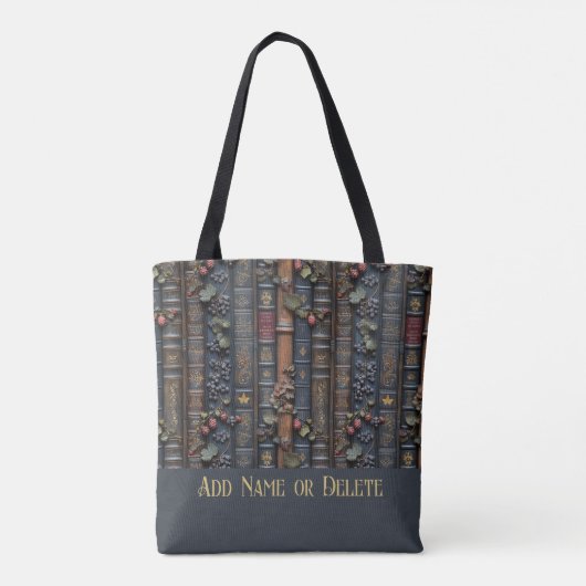boeken en Grapevine Canvas tas (Achterkant)