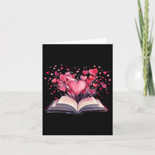 Boeken En Hartenvier Leraar Boekenwurm Boekenliefd Kaart