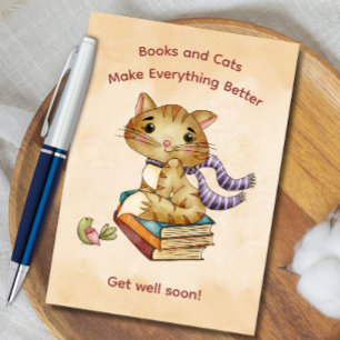 Boeken en katten worden beter kaart